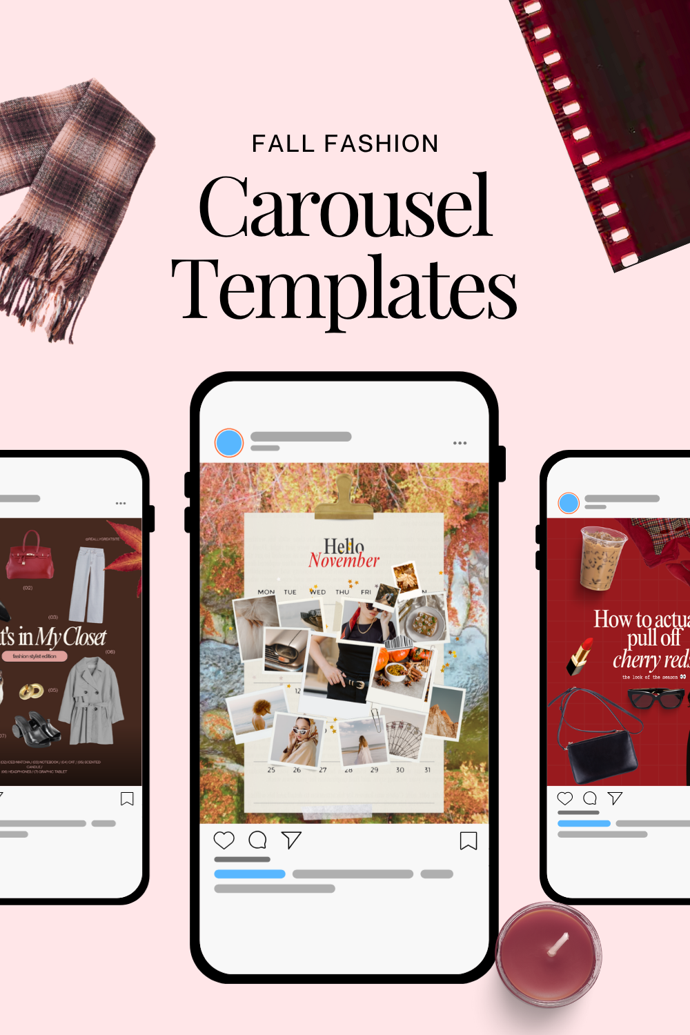 44 Fall Fashion Carousel Slide Template Kit