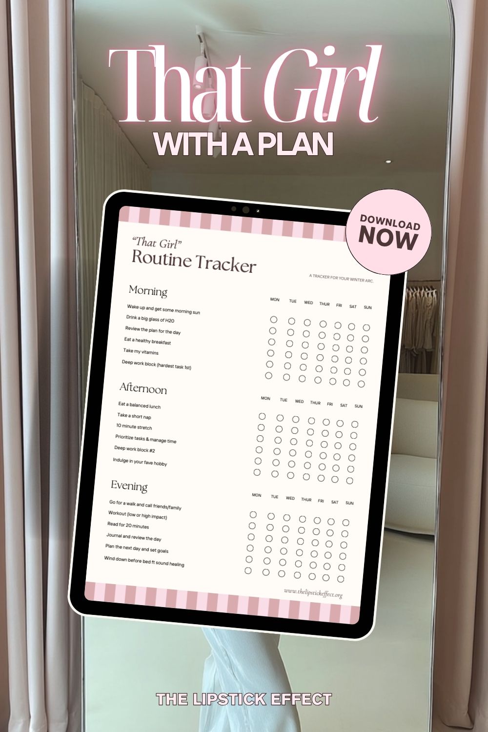 That Girl Routine Tracker [Freebie]